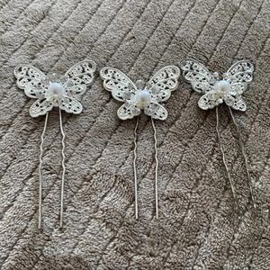 BUTTERFLY HAIR PINS